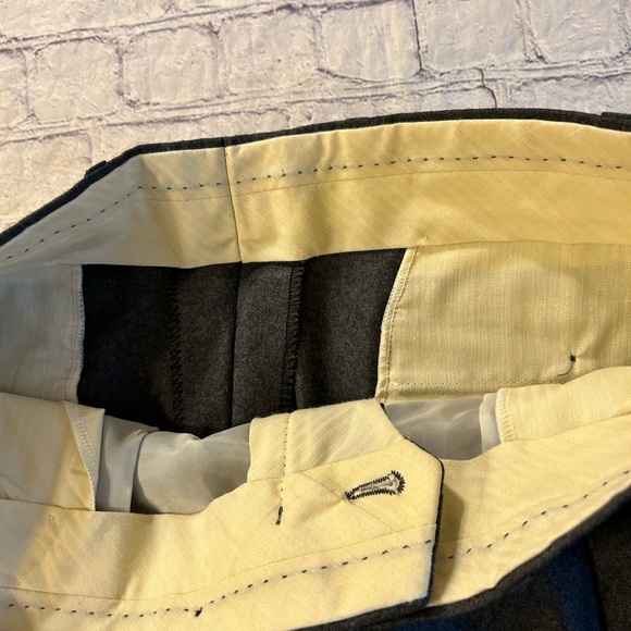 LAUREN RALPH LAUREN VINTAGE LORD & TAYLOR CHARCOAL GREY PURE WOOL SUIT - Picture 7 of 12